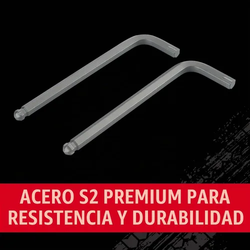 Vista 5 de CRAFTSMAN V-SERIES - Juego Allen de llaves hexagonales, SAE, 13 piezas (CMHT26159V)