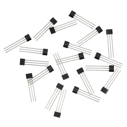 Vista 2 de A3144 Sensor de efecto Hall 3Pins Detector magnético para Arduino (paquete de 20 piezas)