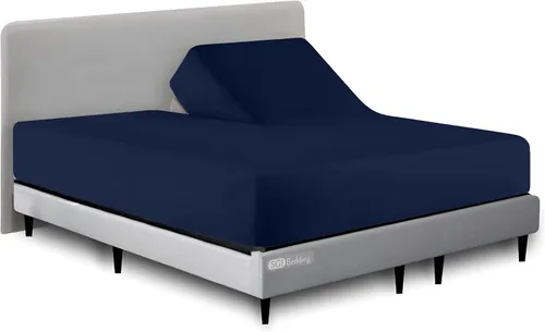 Vista 14 de SGI bedding Sábana bajera ajustable Queen Split Top de 28 pulgadas con cabezal flexible SOLO 100% algodón egipcio 1000 hilos Sábana bajera Flex Top