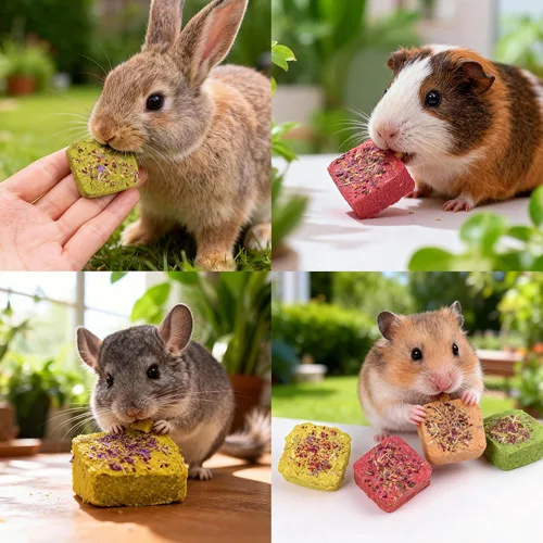 Vista 8 de Abizoo Bloques masticables de conejo de varios sabores para apretar