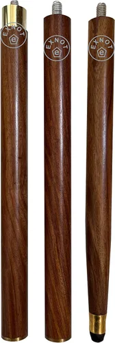 Vista 5 de Bastón de madera plegable con mango de latón estilo victoriano, telescópico, bastón de caña ideal para regalo