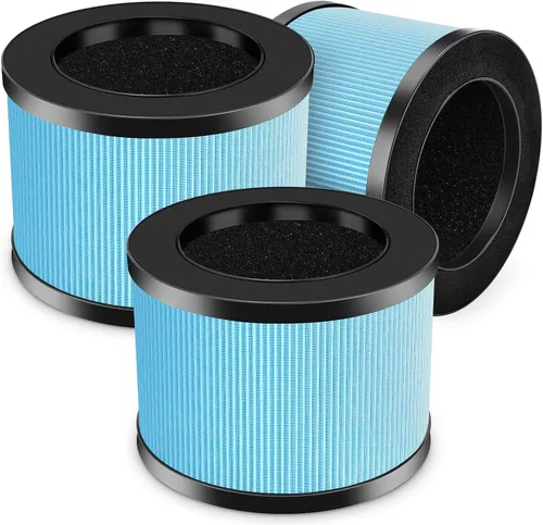 Vista 13 de Paquete de 2 filtros de aire MK-04 compatibles con purificador de aire MK-04 MG04JH, filtro HEPA de 4 etapas de repuesto para caspa de mascotas