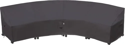 Vista 48 de Funda de Sofá Seccional de Servicio Pesado para Exteriores, Fundas Impermeables 600D para Sofá Seccional de Patio, Funda para Muebles de Jardín