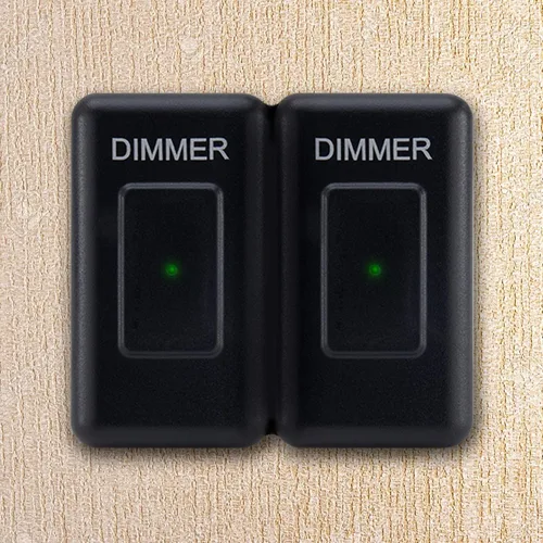 Vista 5 de Interruptor de atenuación RecPro Interruptor de atenuación táctil de 12V para RV Compatible con bombillas LED, incandescentes o halógenas (doble)