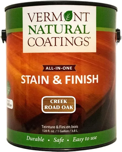 Vista 30 de Vermont Natural Coatings PolyWhey Stain & Finish - Champlain Blue - Cuarto de galón