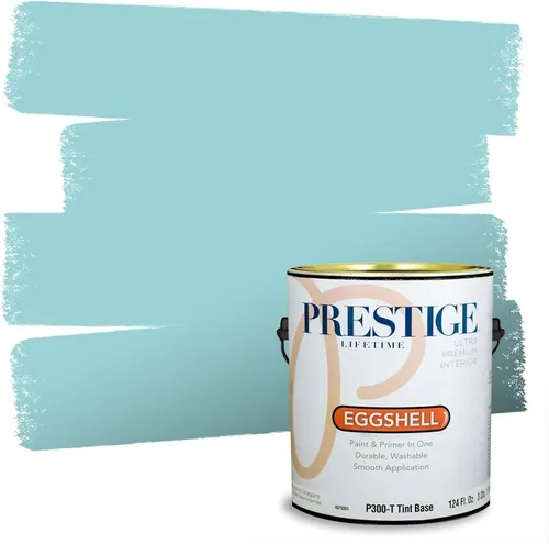 Vista 52 de PRESTIGE Pintura interior e imprimación en uno, salpicaduras acuosas, cáscara de huevo, 1 galón