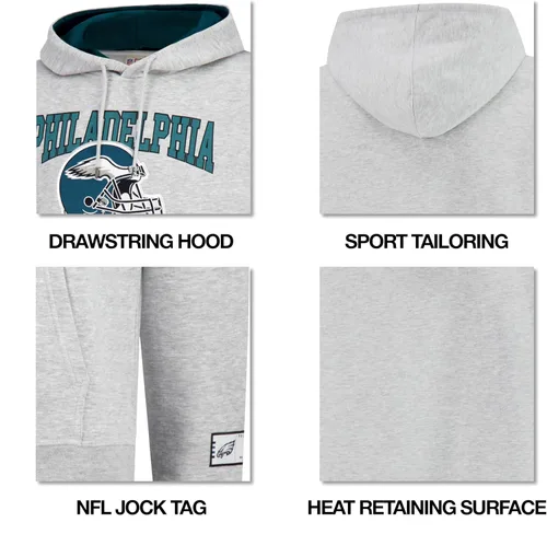 Vista 5 de Ultra Game Sudadera con capucha súper suave oficial de la NFL para hombre