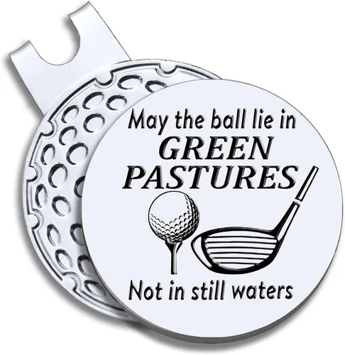 Vista 7 de Men Golf Ball Marker with Magnetic Hat Clip, Funny Golf Accessories Gifts for Men, Novelty Birthday Gifts for Male Golfer Fan