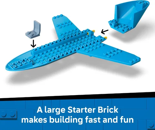 Vista 3 de LEGO City Passenger Jet 60492