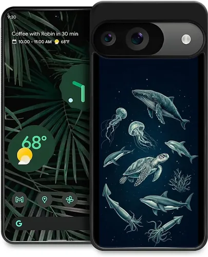 Vista 24 de CARLOCA Funda compatible con Google Pixel 4A 5G, diseño gráfico de moda, a prueba de golpes, antiarañazos, protección contra caídas, para Google