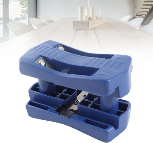 Vista 5 de Walfront Bordes dobles Trimmer Double Chapa Bordes Trimmer Manual Madera Bordes Dispositivo de bandas para PVC Contrachapado Melamina