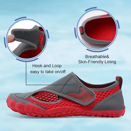 Vista 5 de Spesoul Zapatos de agua para mujer y hombre, zapatos acuáticos de secado rápido para piscina, senderismo, entrenamiento, deportes acuáticos al aire