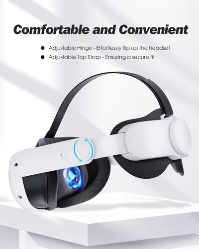 Vista 3 de SUPERUS Head Strap for Meta Quest 3 - Elite Headstrap Replacement for Oculus Quest 3, VR Accessories Compatible with Meta Quest 3 - Enhanced