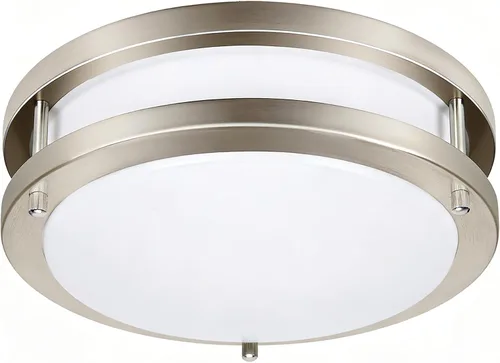 Vista 12 de Drosbey Lámpara de techo LED regulable de 30 W, lámpara de cocina, luces de techo para dormitorio, baño, 3000 K/4000 K/5000 K seleccionable, súper