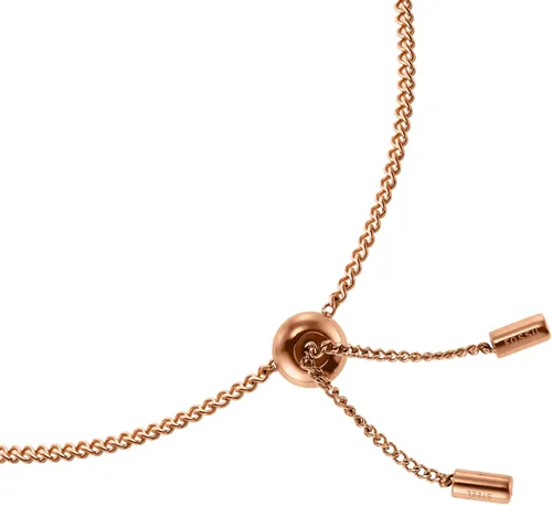 Vista 2 de Fossil Pulsera de regalo personalizada grabable de acero inoxidable para mujer