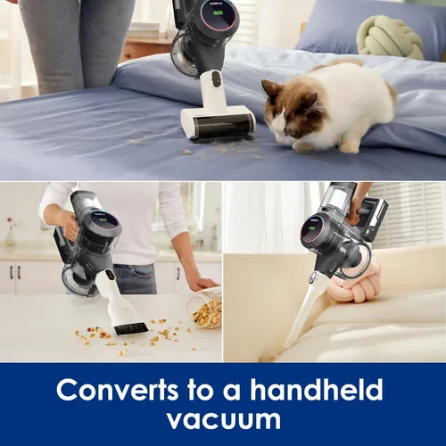 Vista 7 de Tineco Cordless Vacuum Cleaner, Smart Stick Handheld Cleaner Strong Suction & Lightweight, Cordless Handheld Vacuum Deep Clean Hair, Hard Floor