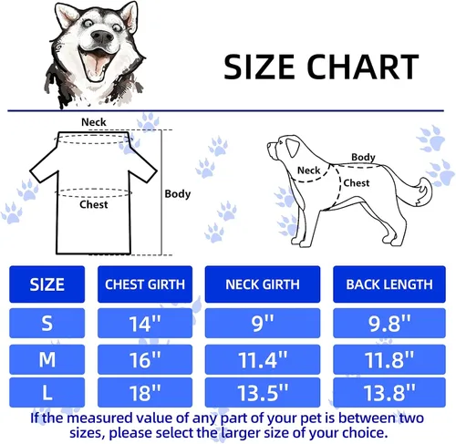 Vista 2 de Saintrygo 8 piezas de camisas para perros, ropa para mascotas estampada con letras divertidas, camisetas de verano para mascotas, atuendo