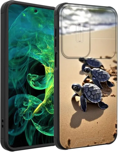 Vista 179 de Funda para Galaxy A16 5G con cubierta para cámara deslizante, resistente de doble capa, híbrida, a prueba de golpes, funda protectora resistente