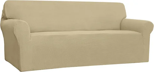 Vista 329 de Easy-Going - Funda elástica sobredimensionada para sofá, 1 pieza, protector muebles, suave, parte inferior elástica, para niños, tela jacquard