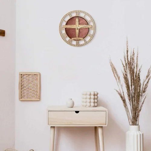 Vista 7 de The Geeky Days Cessna 208 Caravan Reloj de pared de cuarzo silencioso de madera para aviones utilitarios reloj silencioso sin tictac División