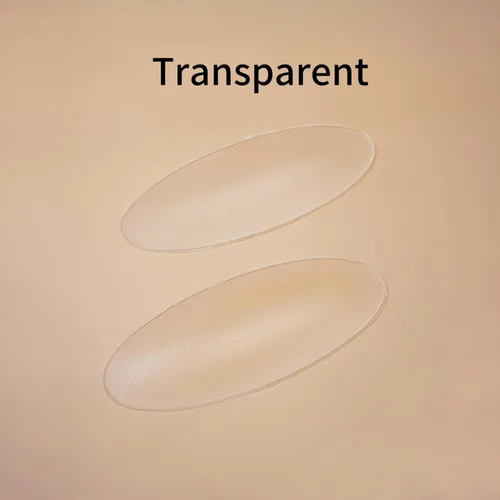 Vista 7 de Almohadillas adhesivas de silicona para pantorrillas, corrector de pantorrillas, suave e invisible para piernas delgadas o torcidas Transparente