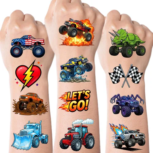 Vista 15 de JCFIRE Decoraciones del 4 de julio, 100 piezas de tatuajes temporales para niños y adultos, decoraciones patrióticas, accesorios del 4 de julio