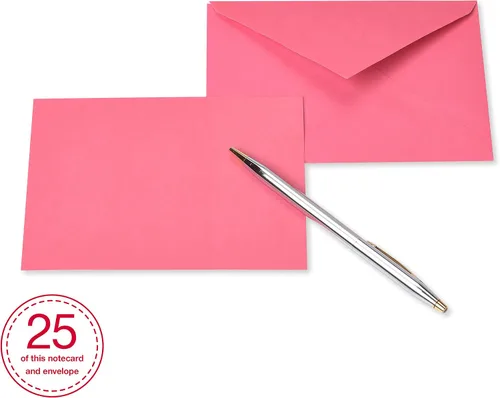 Vista 13 de American Greetings Tarjetas en blanco de un solo panel con sobres, colores arcoíris (200 unidades)