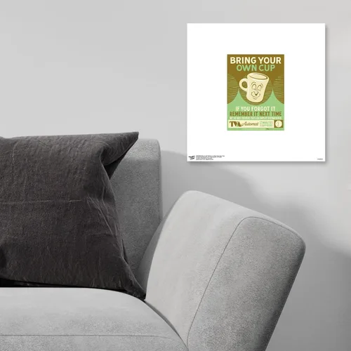 Vista 3 de Trends International Gallery Pops Marvel Loki (Serie de TV) - Arte de pared Bring Your Own Cup, versión sin marco, 12 x 12 pulgadas