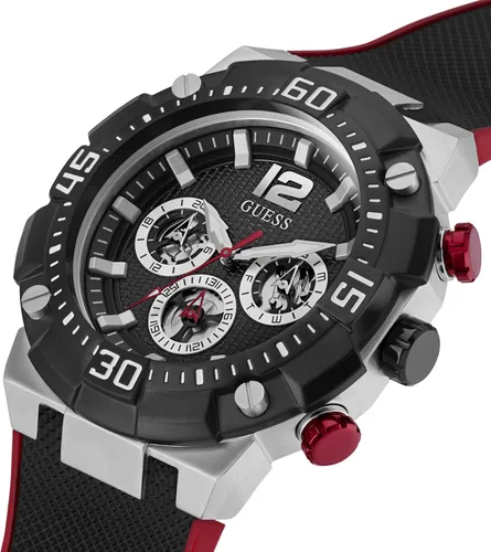 Vista 5 de GUESS Mens Stainless Steel Multifunction 50mm Watch