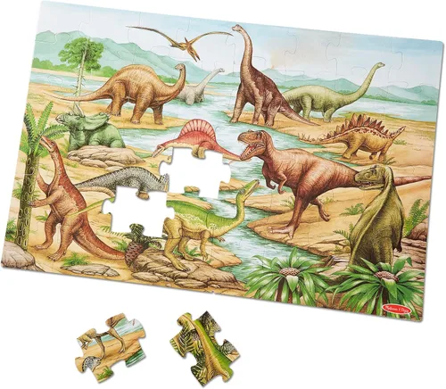 Vista 4 de Rompecabezas de dinosaurios (48 piezas, 2x3 pies)