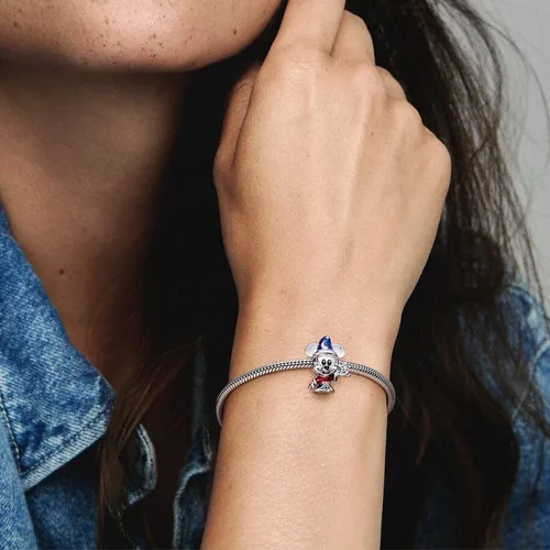 Vista 4 de Feitery Dijes compatibles con pulseras y collares Pandora para mujer, joyería de plata de ley 925, abalorios de cuentas para mujer, regalos