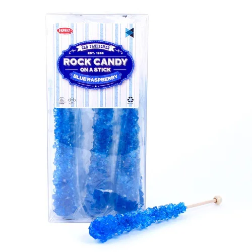 Vista 78 de Palitos de caramelo de roca extragrandes: 12 paletas de cereza rosa – envueltas individualmente – Palitos de caramelo de roca de cristal