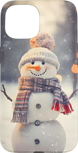Vista 6 de Cute Christmas Snowman Winter Snow Scene Holiday Season Case for iPhone 17