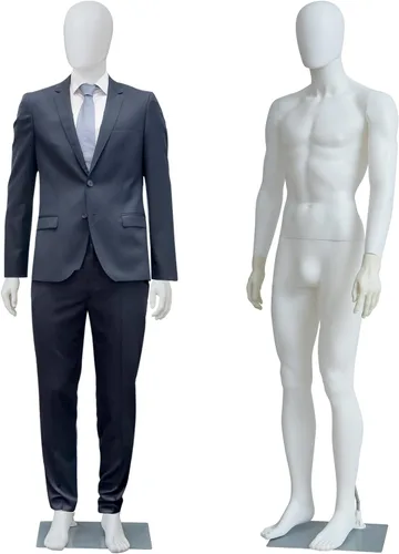 Vista 13 de Maniquí femenino con forma de vestido en exhibición - Maniquí completo ajustable y desmontable de 69 pulgadas, torso de maniquí para costura