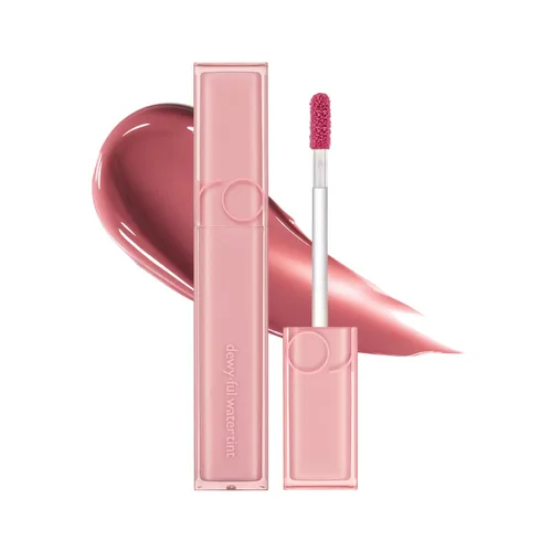 Vista 9 de rom&nd TINTE DE AGUA DEWYFUL 01 EN CORAL Brilloso alto pigmento hidratante no pegajoso Labios hidratados tonos coloridos Alto Brillo 0.18oz