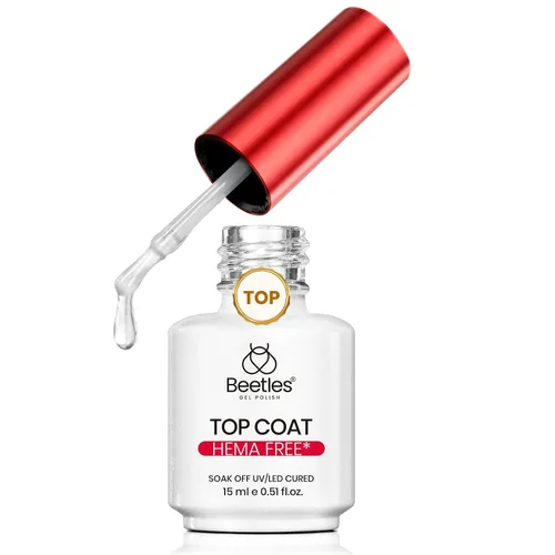 Vista 12 de Beetles - Recambio de capa superior extra brillante a granel de 10.5 fl oz (10.1 fl oz)