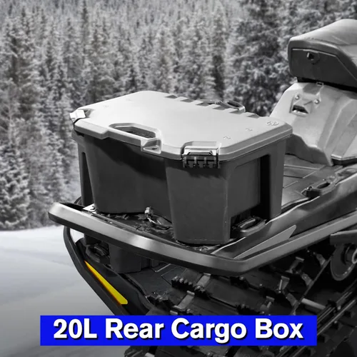 Vista 3 de HAKA TOUGH Caja de almacenamiento trasera de 20 litros / 5.2 galones para Can Am Maverick X3 MAX, Maverick Trail, Defender, Commander, accesorios