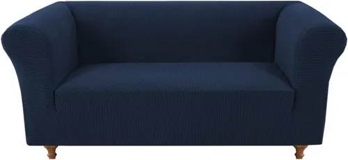 Vista 23 de Funda elástica para sofá Chesterfield, funda de jacquard de lujo para sofás de 1 cojín Protector de muebles antideslizante apto para mascotas