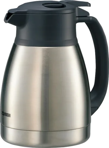 Vista 14 de Zojirushi SH-HC10BM - Jarra al vacío de acero inoxidable, 1 litro, negro mate