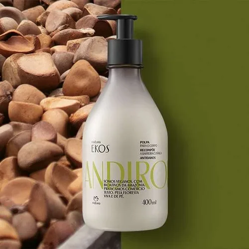 Vista 6 de Linha ekos andiroba Naturapolpa Hidratante Corporal 400mlNatura ekos andiroba CollectionCuerpo Hidratante pulpa 1353FL oz