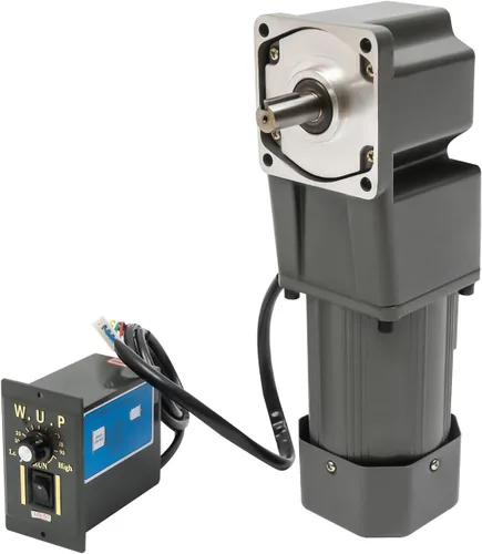 Vista 36 de Motor de engranajes eléctrico 110V 250W 10K Monofásico de alto par motor reductor de engranajes de CA 0-135 RPM Controlador de velocidad variable
