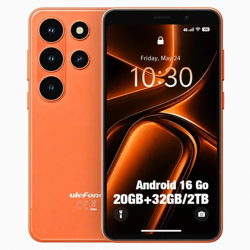 Vista 13 de Ulefone Nota 22 teléfono inteligente desbloqueado, 5" compacto Android 16 Icy Blue