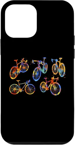 Vista 12 de iPhone 15 Road Bike Cyclist Graphic - Funda de diseño de bicicleta