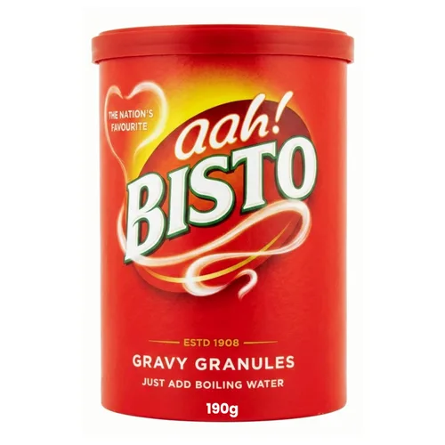 Vista 7 de Gránulos de salsa de ternera Bisto gránulos de salsa de carne original importados de gránulos de salsa de Reino Unido Inglaterra con un sabor