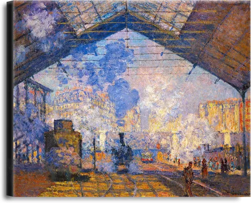 Vista 208 de A&T ARTWORK Antibes Seen from The Salis Gardens de Claude Monet Las Obras de Arte Clásico Mundial Reproducciones, Impresiones de Arte en Lienzo