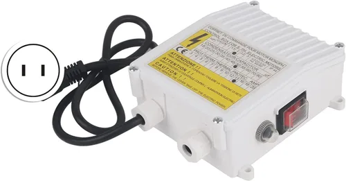Vista 2 de Caja de control para bombas sumergibles y pozos profundos - Controlador externo (1.5KW, 50uf, 13A, enchufe de EE. UU., 110V)