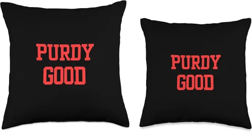Vista 3 de Fan Sports QB Football Player Athlete Catchphrase Throw Pillow
