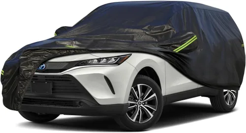 Vista 156 de KouKou Funda impermeable para automóvil SUV adecuada para BMW X1 de 2009 a 2025, 7 capas a prueba de viento para todo tipo de clima, cubierta