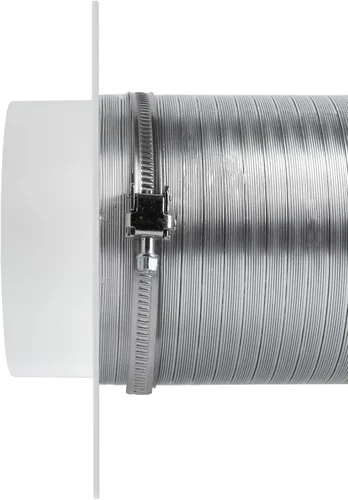Vista 9 de Vent Systems Conector de conducto de ventilación de aire de 4 pulgadas, brida de tubo de ventilación recta, placa de conector de conductos