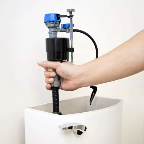 Vista 6 de Fluidmaster 400H-002 Válvula de llenado universal Performax para inodoro, de alto rendimiento, control de agua para tanque y taza, 1 paquete
